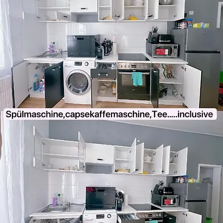 Appartamento Ein Schlafenzimmer Wohnzimmer Schlafensofa Maximum 3personen Rheinhausen Center 24h Checkin Duisburgo